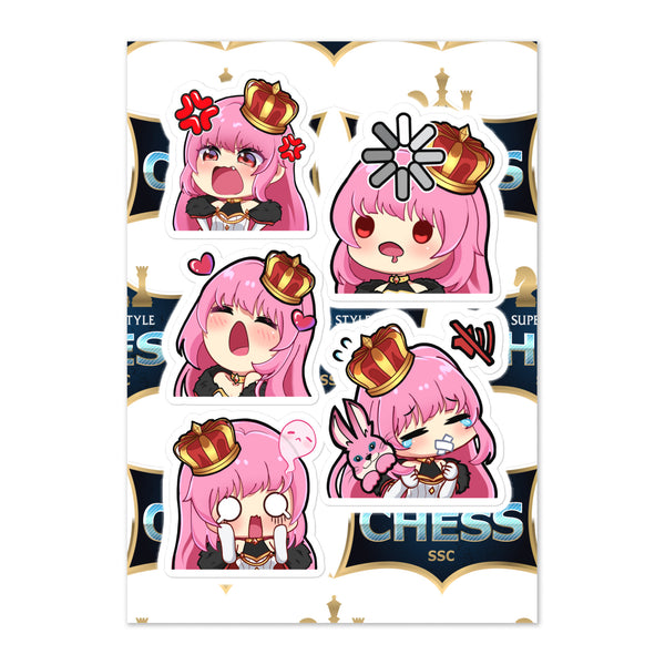 Queen May Emoji Stickers Sheet